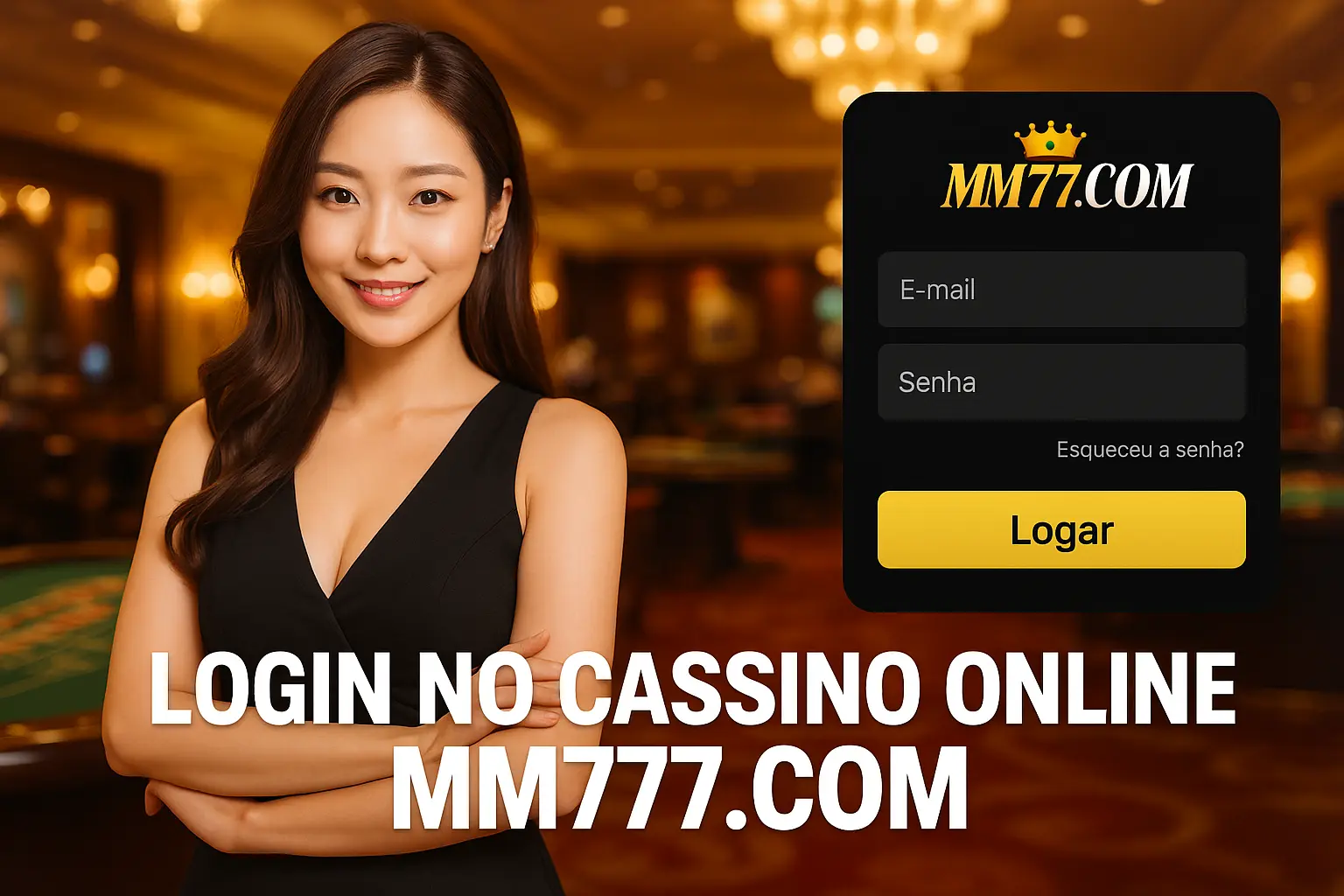 Criar uma nova Conta no plataforma MM777.COM